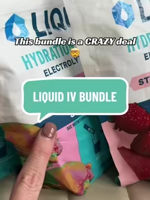This sugar free bundle is a crazy deal rn 🔥 @Liquid I.V. #electrolytes #hydration 