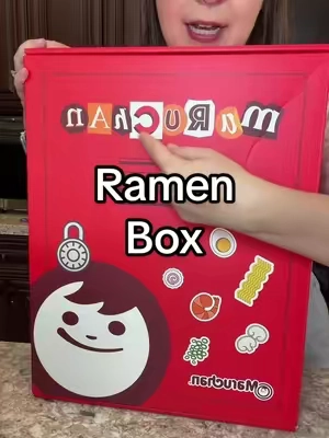 How fun is this ramen box!!! #maruchan #ramen #maruchanramen #ramennoodles 