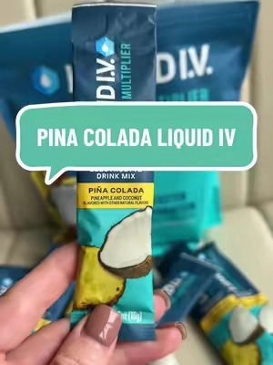 Creamy coconut & juicy pineapple flavor 💦 @Liquid I.V. #electrolytes #hydration 
