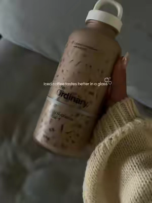 My new favorite cup @The Ordinary #theordinary #icedcoffee #coffeetok #waterbottle 