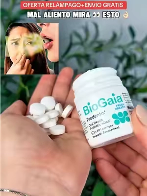 #TikTokshopbacktoschool BioGaia Fresh Breath Oral Probiotics for Bad Breath & Halitosis | + Zinc to Neutralize Odors | Promotes Healthy Gums & Teeth | 30 Dental Probiotic Lozenges | Dental Hygienist-Recommended #tiktokshopcreatorpicks 