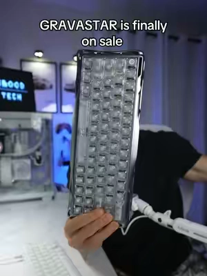 The perfect time to get your hands on the Gravastar V60 pro in silver #keyboard #gravastar #v60 #pro #gamingkeyboard 