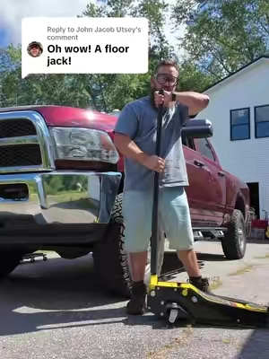 Replying to @John Jacob Utsey a MUST have for any diy mechanic or vehicle owner. #floorjack #pumpjack #TikTokshopbacktoschool #tiktokshopcreatorpicks #vevor 