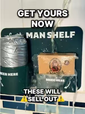 FREE Dr. Squatch MAN SHELF to hold my soap AND brewski?? #NEEDTHAT