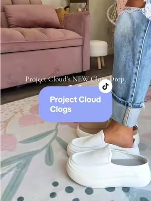 Obsessed with the new slip on clogs from @Project Cloud The cutest and most comfortable clogs I’ve ever worn! I’ll be living in these this year! 