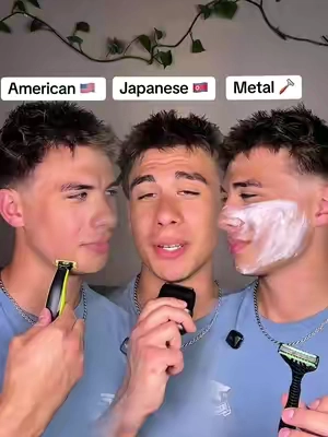 Which one are you? 🤔 #viral #razor #shaving #men #tiktokbacktoschool 