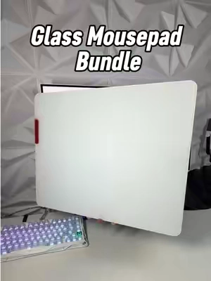 It comes with everything you need 😳 Flash Beyond Glass mousepad pad #flashbeyond #glassmousepad #gaming #mousepad 