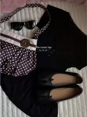 #top #outfit #fyp #tiktokshop ✨🖤 
