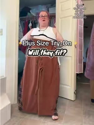 Plus size corduroy pant try on! #corduroypants #womensfashion #plussizefashion #curvyfashion #TikTokshopbacktoschool 