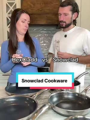 Finally a set of hybrid cookware that can fit in everyone’s budget #potsandpans #cookware #hybridcookware #snowclad 