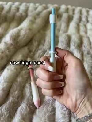 Bouncy fidget pens! #pens #fidget #fidgets #TikTokshopbacktoschool #journaling 