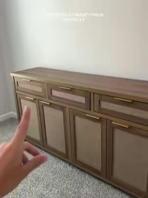 The most stunning large cabinet 🤎 #Home #HomeDecor #Storage #Cabinet #Diningroom 