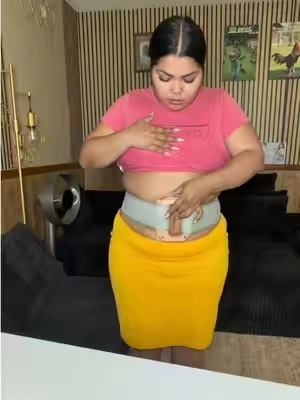 Casi un mes usándolo diario por 30 minutos y estoy feliz #abdominales #addwin #fasciaring #ejercicioencasa #parahombresymujeres 