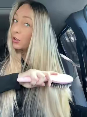 Better late than never I guess 😅 #hairbrush #hairtok #boarbristlebrush #finehair #giftideas 