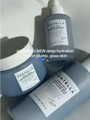 and on a HUGE sale for a limited time 🫶🏼 skin1004 hyalu-teca glow trio dehydrated dull skin tiktok shop #tiktokshopcreatorpicks #TikTokshopbacktoschool #BackToSchool #newgradenewme #SKIN1004 skin1004 best moisture plumping glow firming routine hydrating brightening anti aging mature skin glass skin maehni