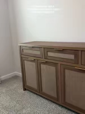 It’s so versatile and could be used in soo many different spaces 🤎 #Home #homeDecor #Storage #Cabinet #TVStand  