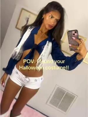 I’m so obsessed I got size small!!  #costumeideas #cowgirl #dollskillhalloween #halloweencostume 