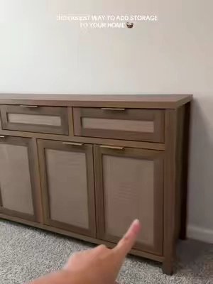 So affordable and such good quality 🤎 #Cabinet #Storage #Home #HomeDecor #TVStand 
