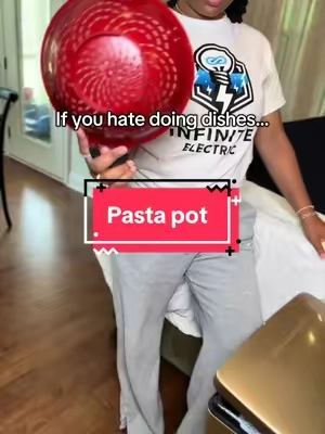 When you got adult money… you pay for convenience…#pastapot #strainerpot #strainer #strainerhack #cookinghack 