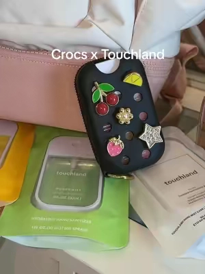 one less thing floating around the bottom of the backpack 😂🎒🫧 #crocs #touchland #clean #school #TikTokshopbacktoschool  