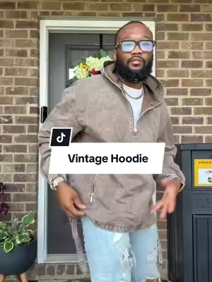 Vintage Denim Hoodie