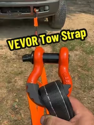 VEVOR Heavy Duty High Load Towing Recovery Kit, 3x20ft Tow Strap (MBS-36000 lbs) #towstrap, #vevor, #offroadrecovery, #towing, #TikTokshopbacktoschool 