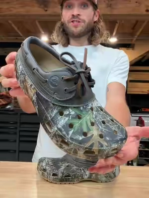Crocs Adult Classic Realtree Camo Boat Shoes #crocs #crocsgang #crocs4life #realtree #tiktokshopcreatorpicks 