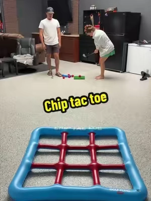Can’t believe I just lost! #chiptactoe #golfgame 