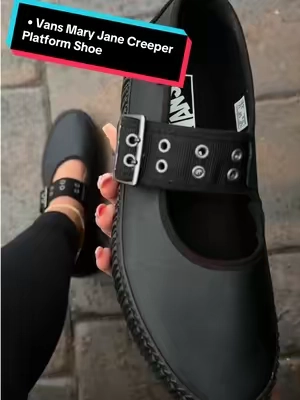 Vans Mary Jane Creeper Platform Low Top Shoe ##vans##vansmaryjane##maryjaneshoes##tiktokshopcreatorpicks##sneakerhead