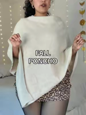 love this look #poncho #fallfashion