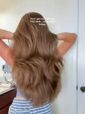 1. Axia Ionic blow dryer😍 2. L’ange top coat😽 Turns out my frizzy hair just needed the right combo 😂🤌🏼 an ionic blow dryer + the L’ange top coat and my hair has NEVER looked this smooth, sleek & polished. I used 0 other product!! Frizzy hair girlies… this duo is it.