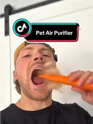 you guys, it cleans itself 😭 #airpurifier #allergies #pethairremoval #cleanair #airquality 