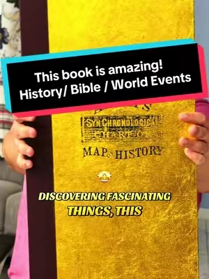 This is such an amazing book! If you love studying Bible History and World History this book/map time chart needs to be part of your collection. @Your Favorite Bookstore 📚 #biblehistory #bibletimeline #History #worldhistory #backtoschooldeals 
