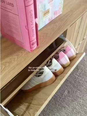 Storage that hides the clutter without looking like storage. The fluted details and warm wood finish make this one seriously pretty. 🤎✨ #HomeOrganization #StorageCabinet #EntrywayStorage #HomeDecor #FurnitureFinds @giratreestore 