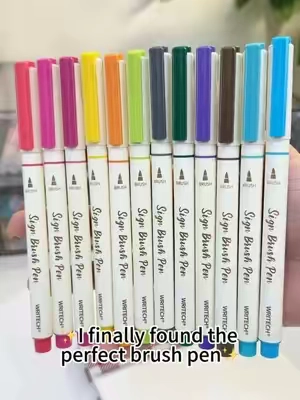 These sign brush pens are amazing for journaling beginners! You can’t go wrong with these awesome pens.😍😍😍#pen #TeacherEssentials #NurseEssentials #StudentEssentials #nurselife 