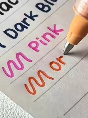 Gel pen review!! 🤩🤩Fine point quick drying rollerball pen🖋️🙋 If you’re looking for a smooth-writing, quick-drying gel pen, this one is for you ✨#pen #stationery #collegegirl #cursive #tiktokmademebuyit 