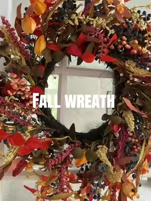 The price is amazing! #wreaths #wreath #fallwreath 