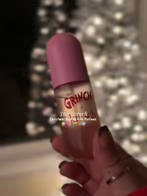 The Whooville cookie perfume is backkk. If you love to smell like a sweet treat, this it it! Literally smells like a sugar cookie with buttercream 🍪🧁 @Kitsch #kitsch #thegrinch #hairperfume #giftforher #dealsforyoudays 