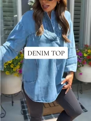 #oversizedshirt #shirt #denim #FallFashion #fashion 