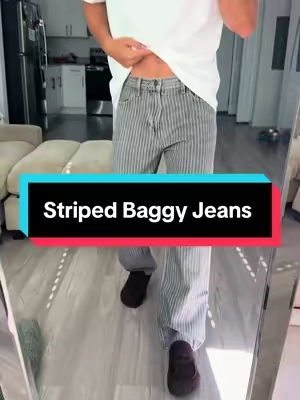 Striped Jeans #baggyjeans #jeans #mensfallfashion @pacsun 