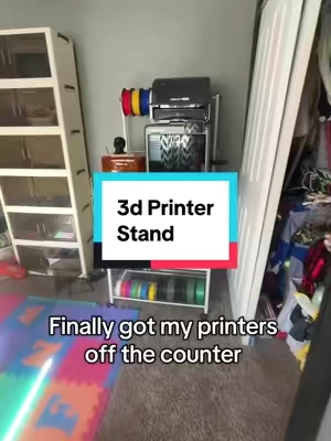 I highly recommend this printer stand! It’s super affordable and  can hold a ton of weight! Also comes in a few different colors #3dprinter #3dprinting #3dprintstand #tiktokshopcreatorpicks #3dprinttok 