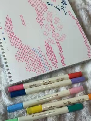 Dot by letter mindless “coloring” books by Grabie! seriously so satisfying! #TikTokshopbacktoschool #crafts #cozyhobbies #satisfying #coloring 