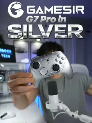 The g7 pro in silver #gamesir #g7pro #controller #wireless #g7 