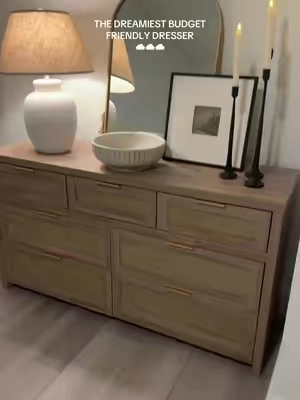 Other dressers at this price point don’t even compare 👏🏼 #Home #HomeDecor #Dresser #Nursery #BedroomDecor 