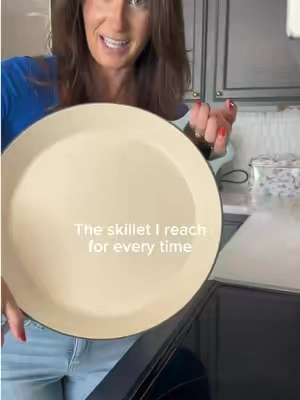 My Le Creuset cast iron skillet gets used ALL the time — it’s definitely one of those pieces I know I’ll have forever. 🤎 #LeCreuset #CastIronSkillet #CastIronCooking #ad #qvcloyaltyprogram 
