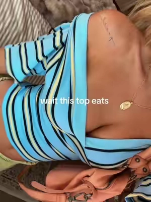 haiiiii #ttshop #outfitinspo #stripedtop #style #trendyoutfits 