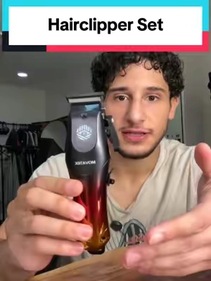 Hairlclipper set thats amazing for at home use! works well, and comes with everything you'll need #haircut #homehaircut #athomehaircut #hairclipper #homebarber #trimmer #electricshaver #lowtaperfade