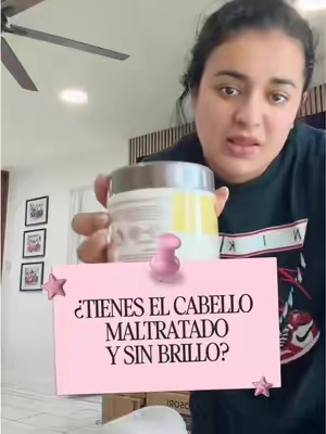 Esta crema está buenísima para ese pelo sin brillo y maltratado 🙌🙌🤭🥰 #jennyclaros #hondureñosenusa🇭🇳🇺🇸 #tiktokshop 