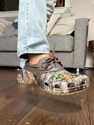Crocs Classic Realtree Boat Shoes #crocs #realtree #camo 