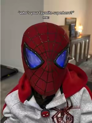 Surprised my son with this super cool mask😍🕷️ spider fans grab yours before they sell out!! #superhero #cosplaymask #spider #superherostuff #fyp 
